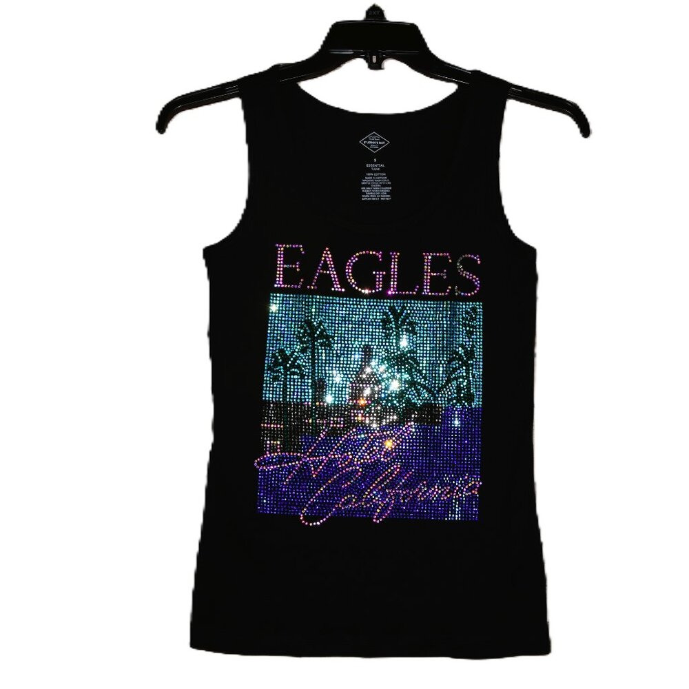 Eagles rhinestone Sleeveless tank XS S M L XL XXL 1X 2X 3X4X5X - Picture 4 of 10